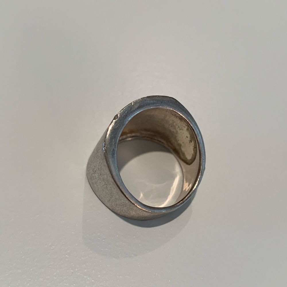 Chunky Silver Ring - Picture 3 of 4